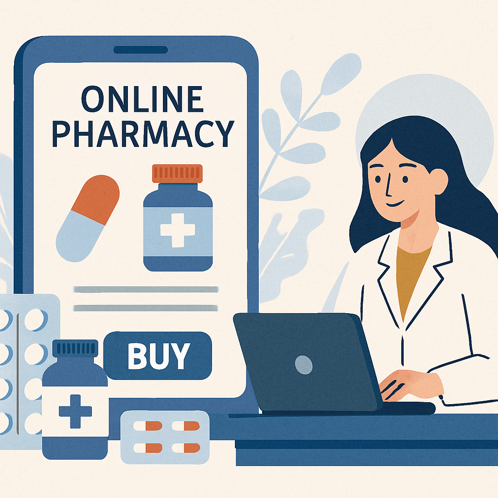 online pharmacy concept