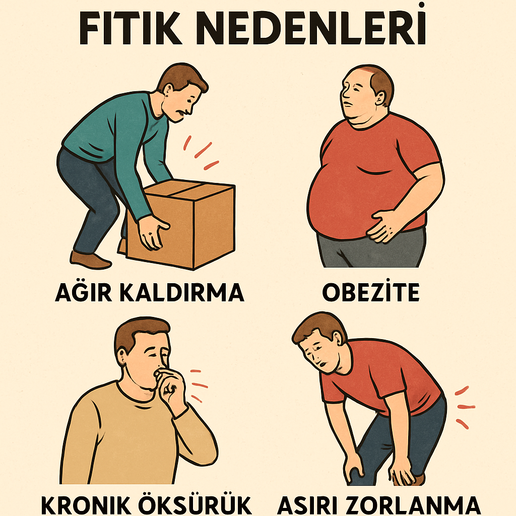 fıtık nedenleri grafiği