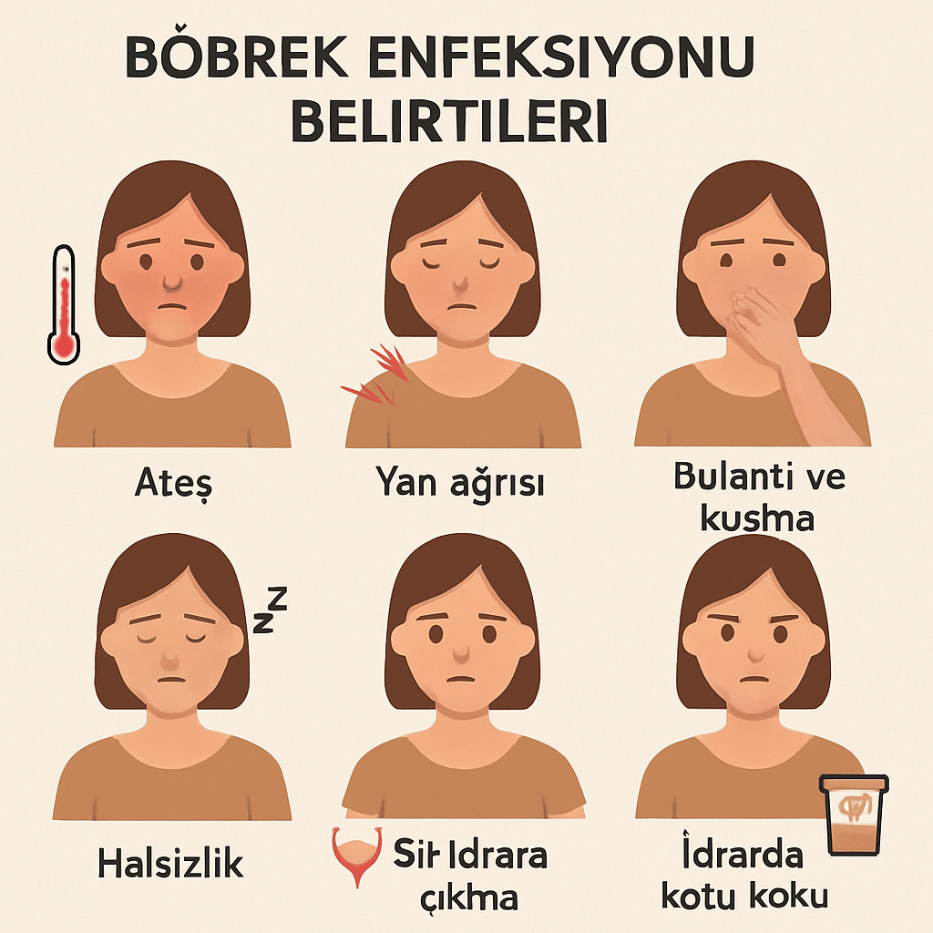 Böbrek enfeksiyonu belirtileri
