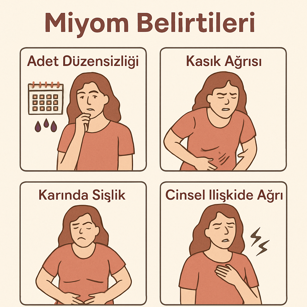 miyom belirtileri