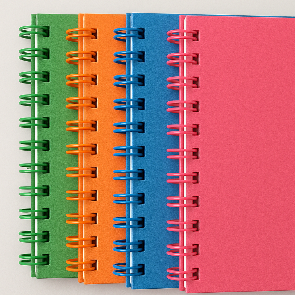 Colorful Wire O Binding Options