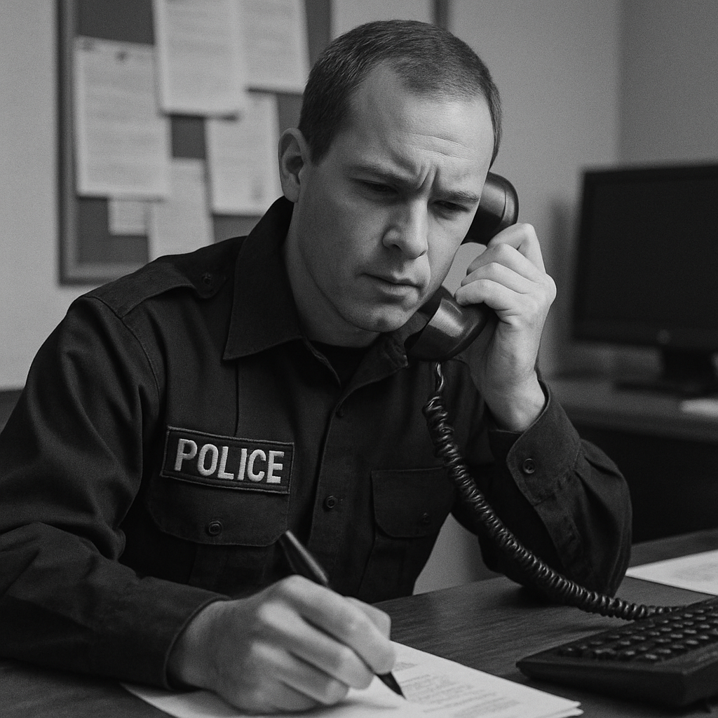 Law enforcement contacting image