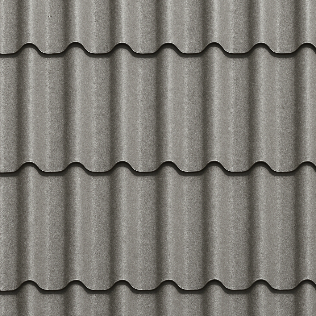 Metal roofing texture