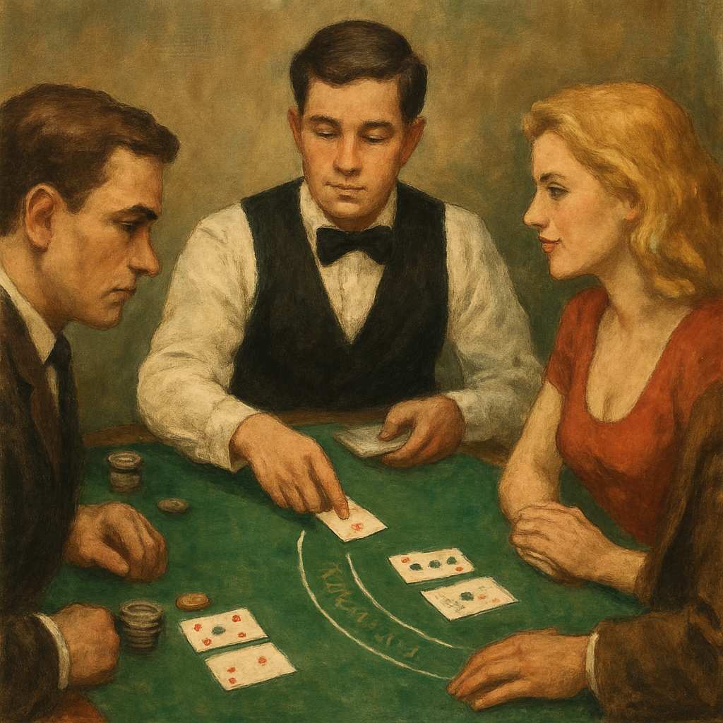 Blackjack oynayan oyuncular