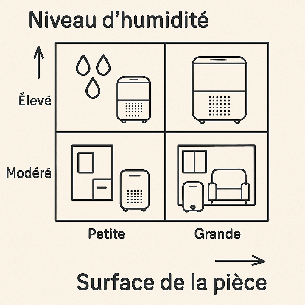 Choix d'un déshumidificateur adapté à votre maison