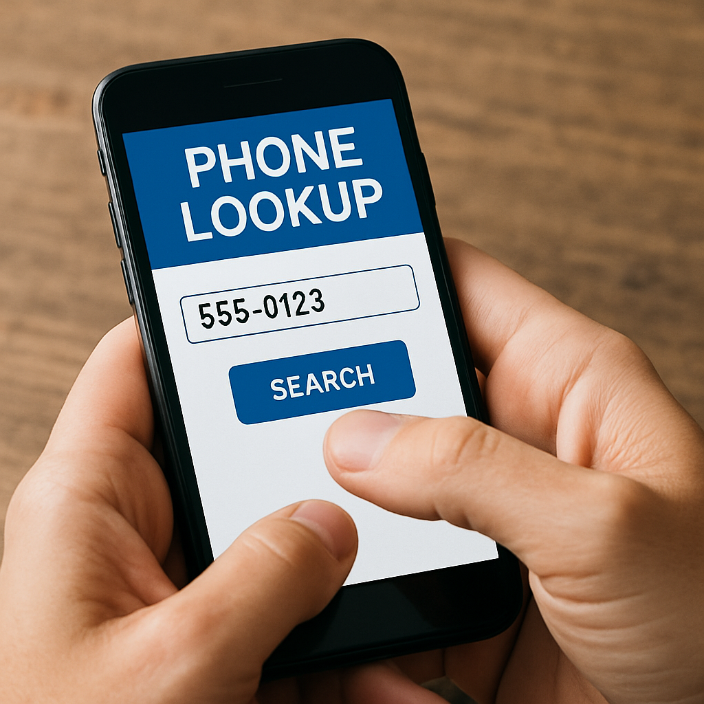 Phone lookup service in action