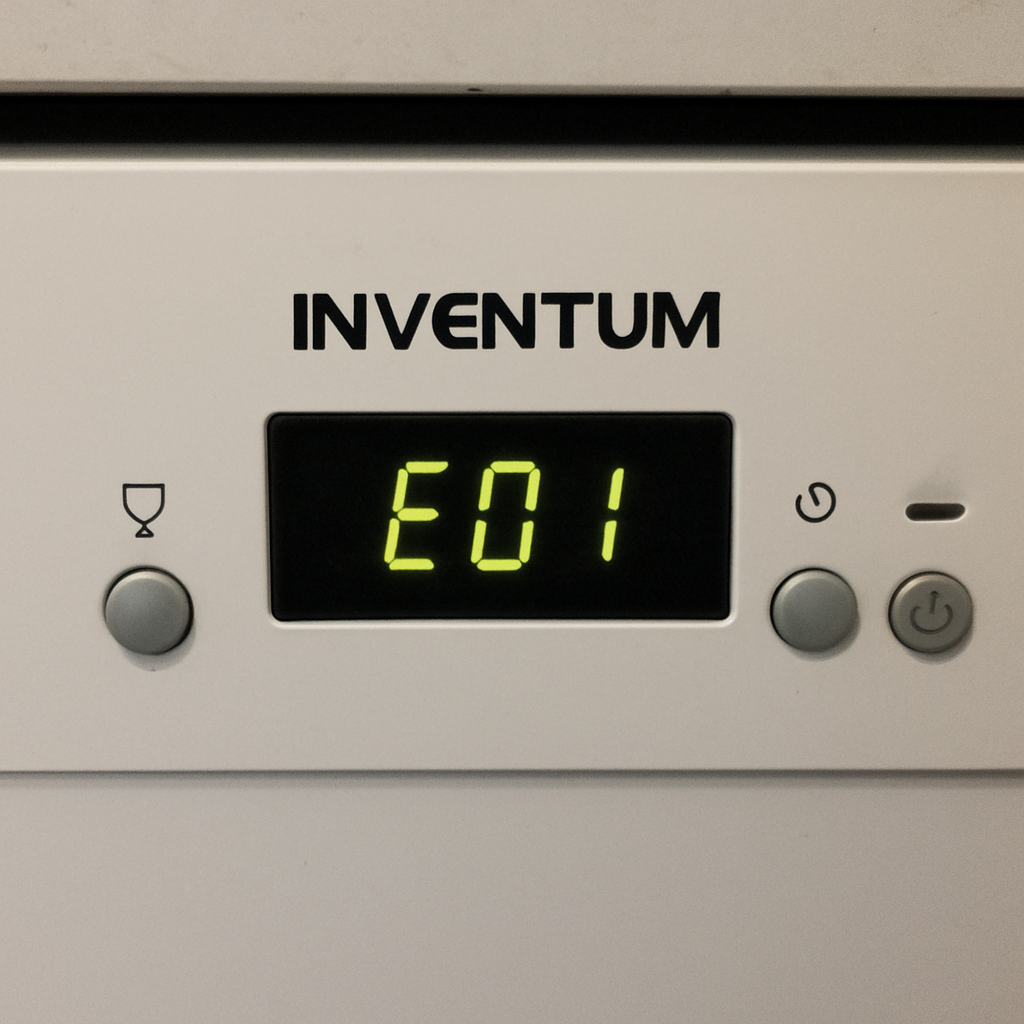 inventum vaatwasser displaying error code