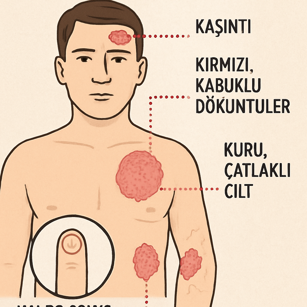 Sedef hastalığı belirtileri