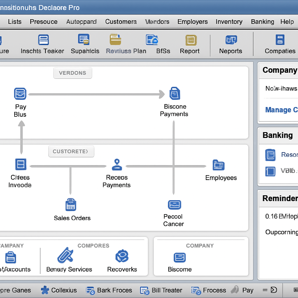 QuickBooks Desktop Pro interface