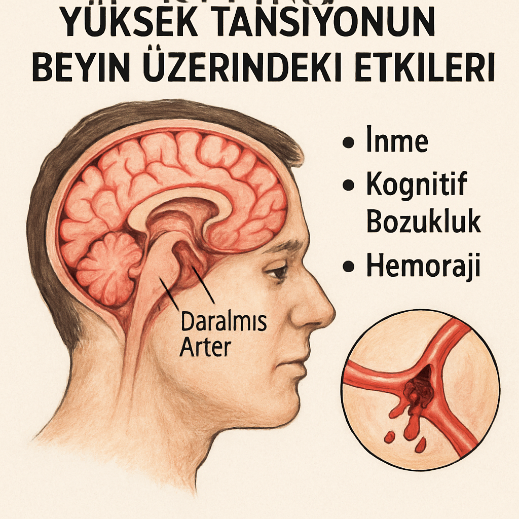 Yüksek tansiyonun beyin üzerindeki etkileri