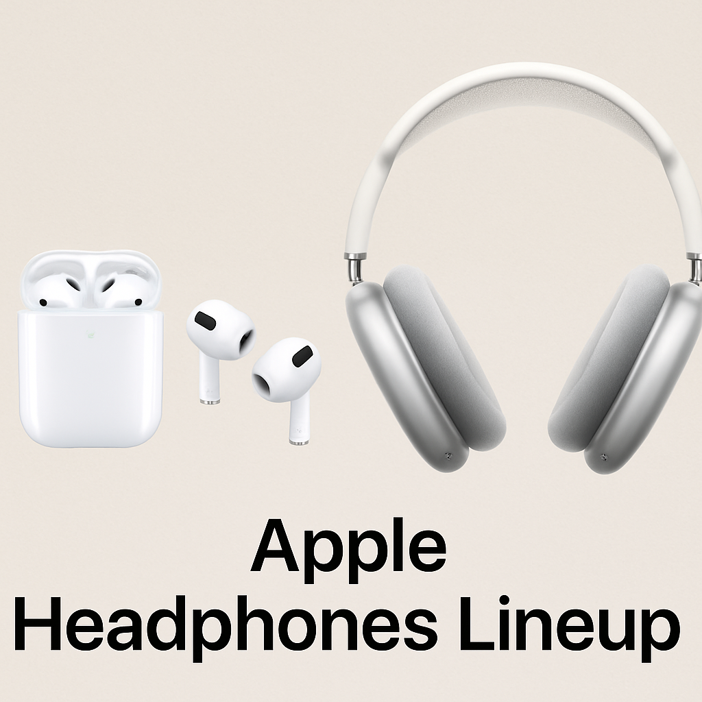 Apple headphones lineup