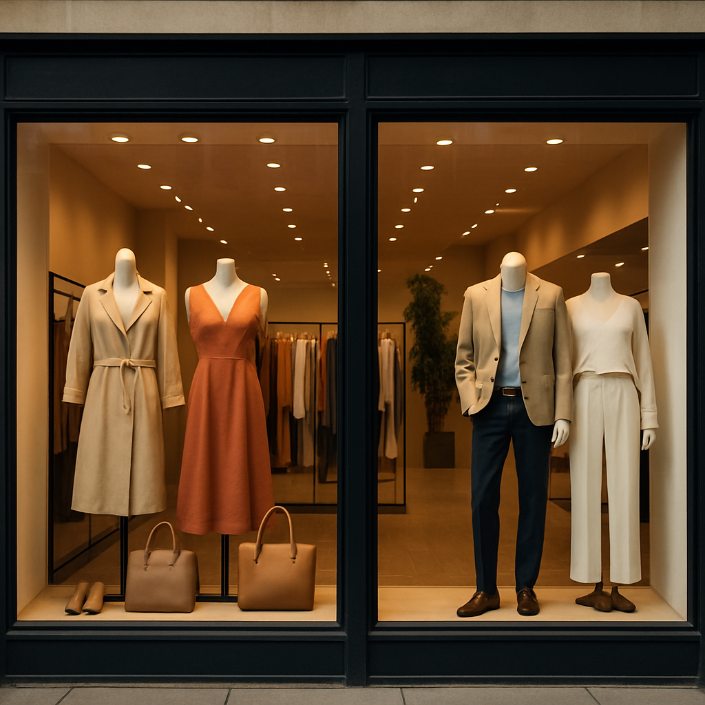 Attractive storefront windows