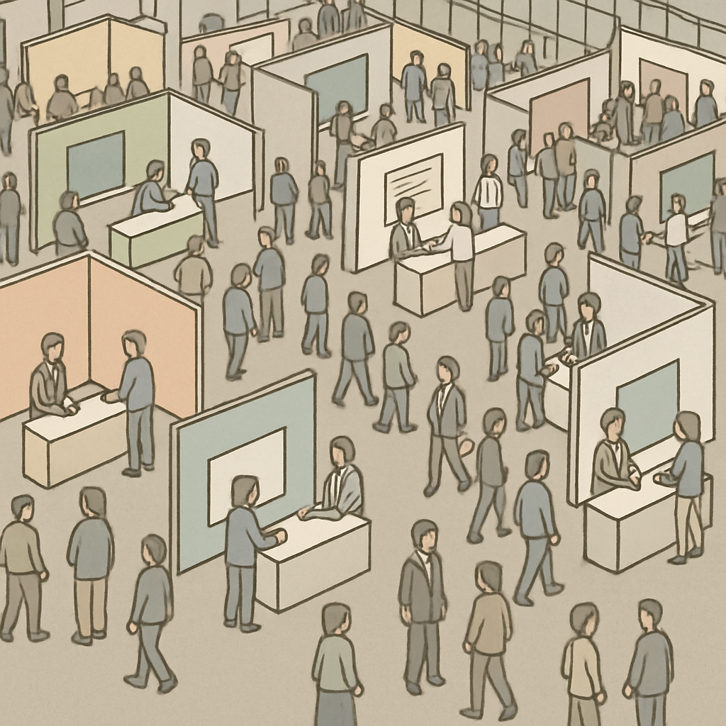 展示会場の俯瞰図