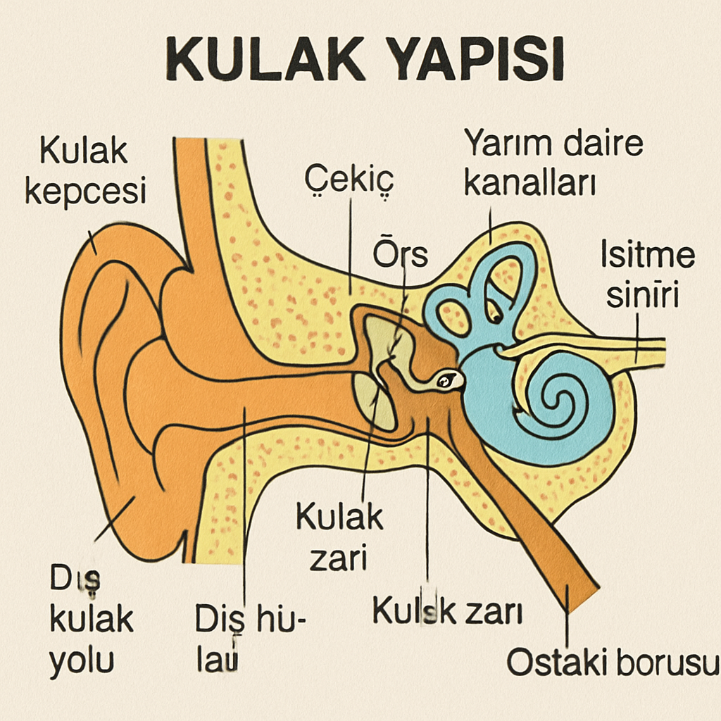 kulak yapısı diagramı