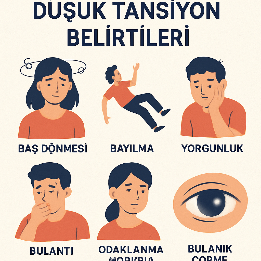 düşük tansiyon belirtileri