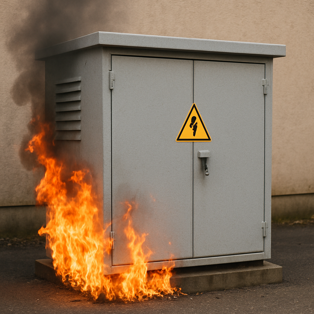 Fireproof transformer enclosure