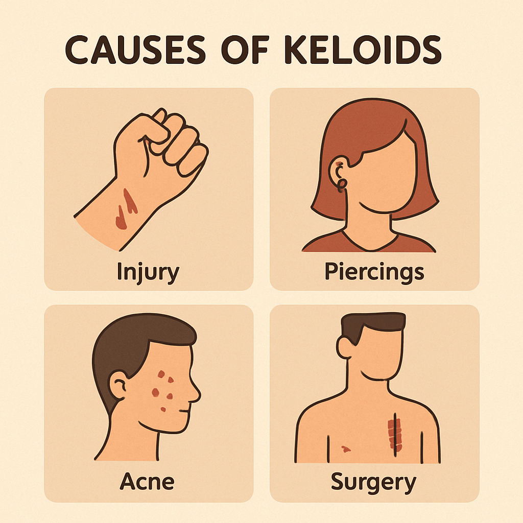 causes of keloids