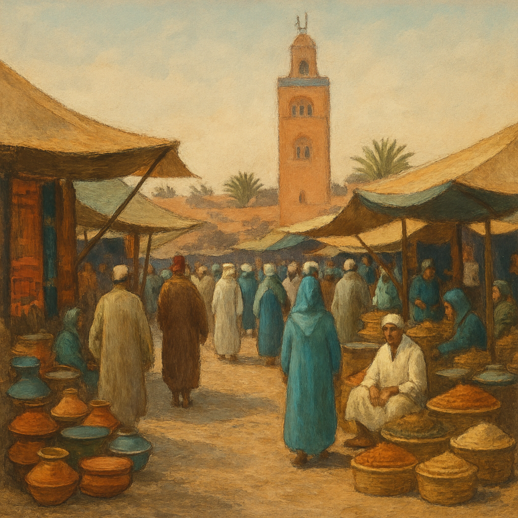 marketplace in marrakech