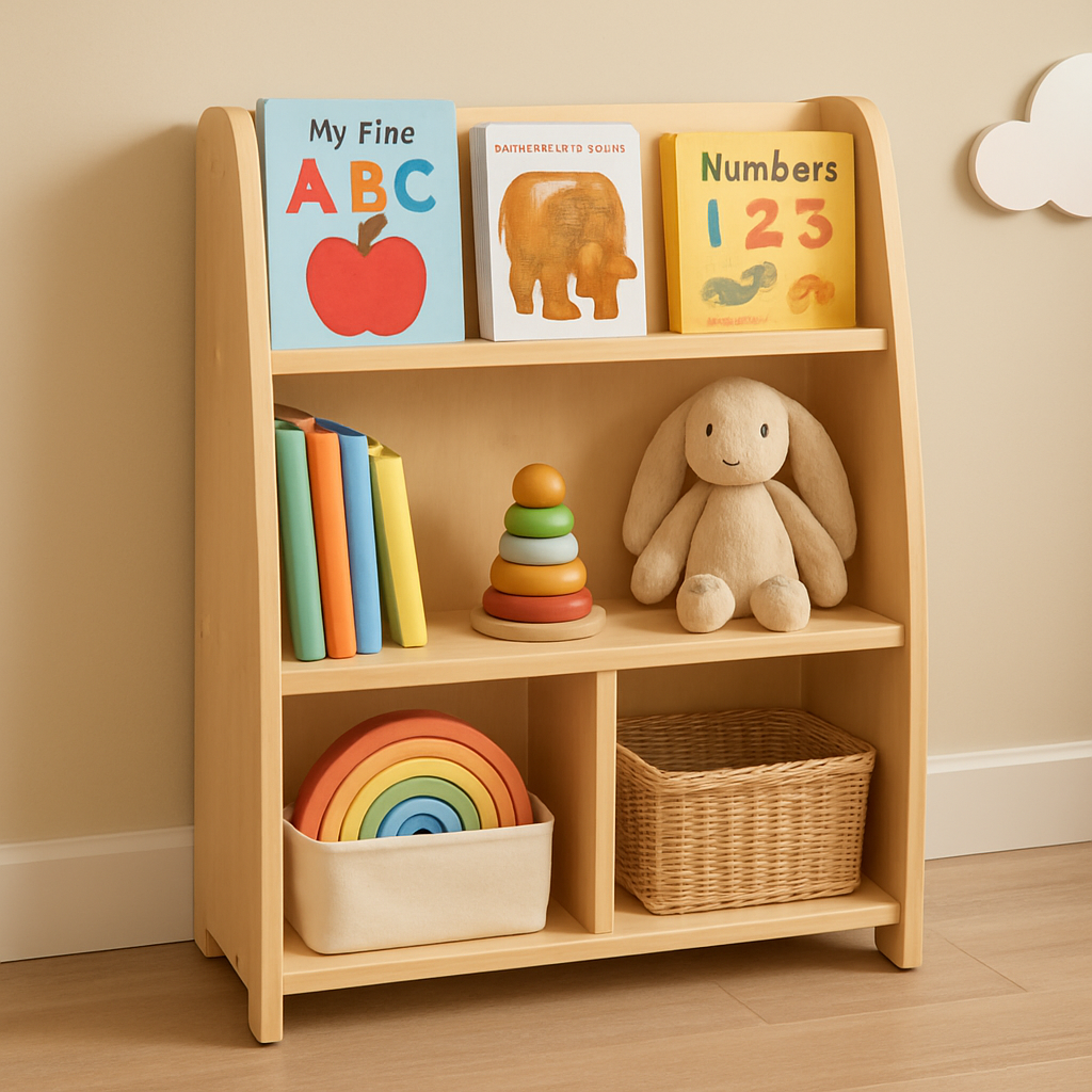 Child-friendly shelving