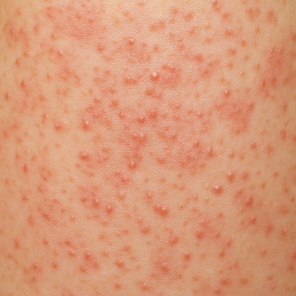Close-up of skin rash