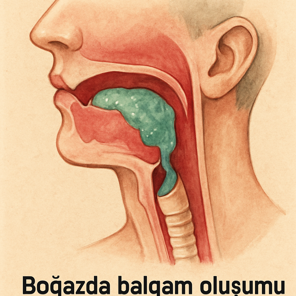 Boğazda balgam oluşumu