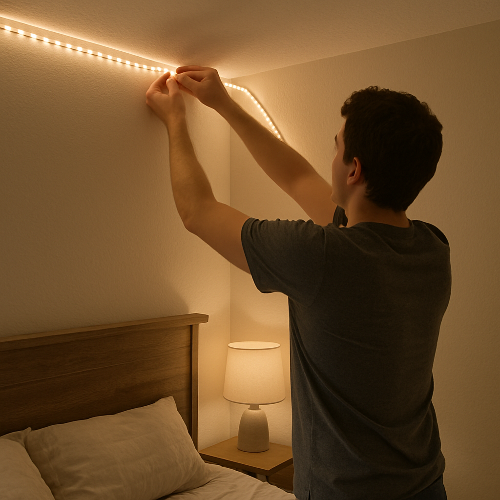 Transform Your Bedroom with Ambient LED Strip Lighting