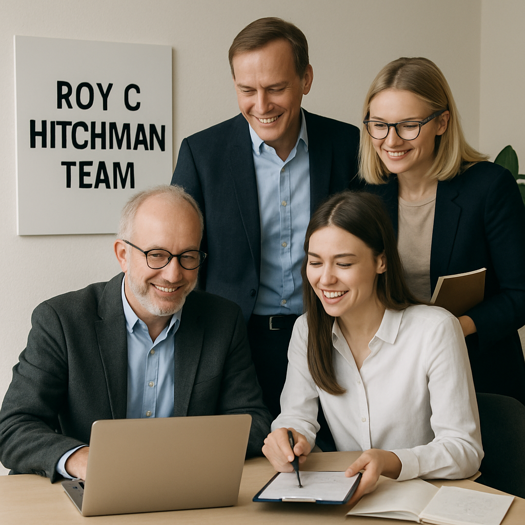 Roy C Hitchman Team bei der Arbeit