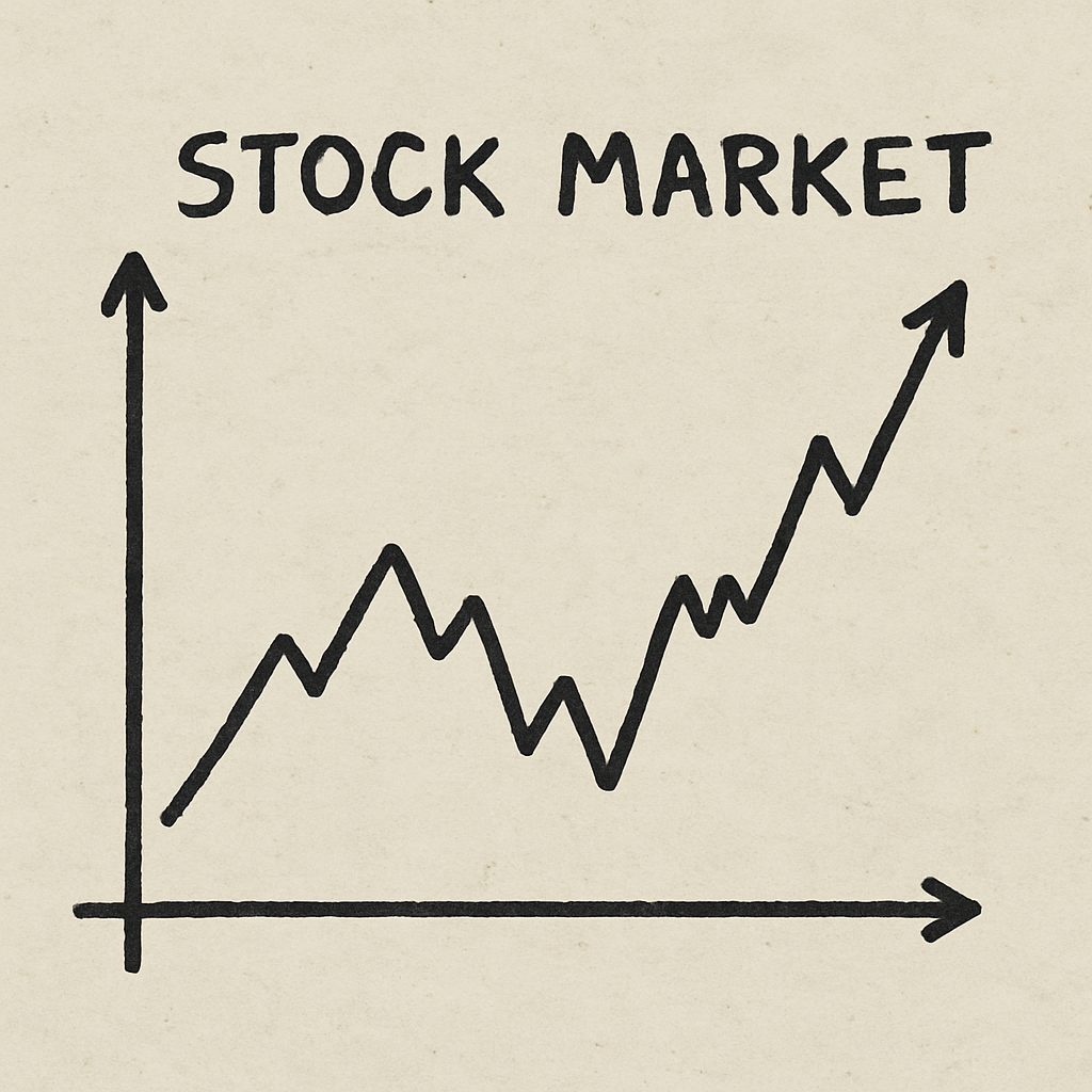 Stock market graph on a budget