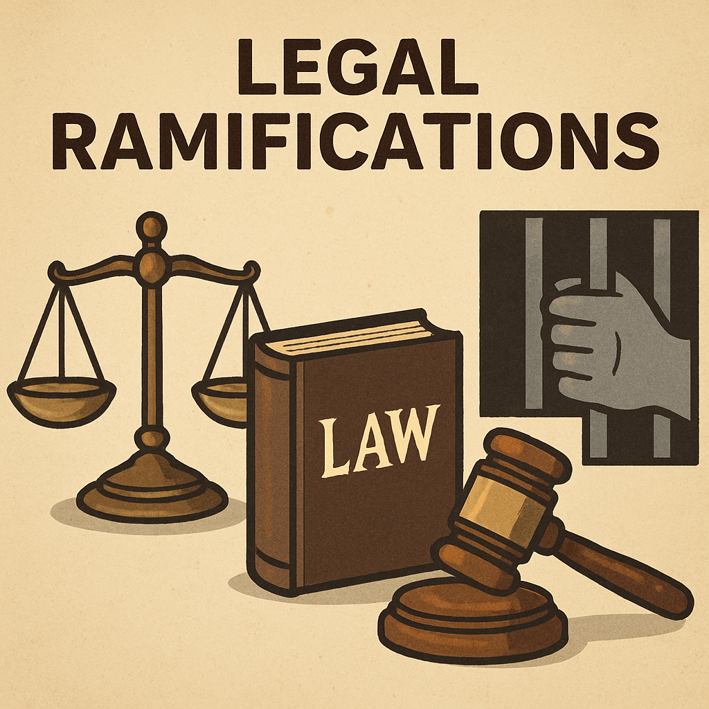 Illustration of legal ramifications