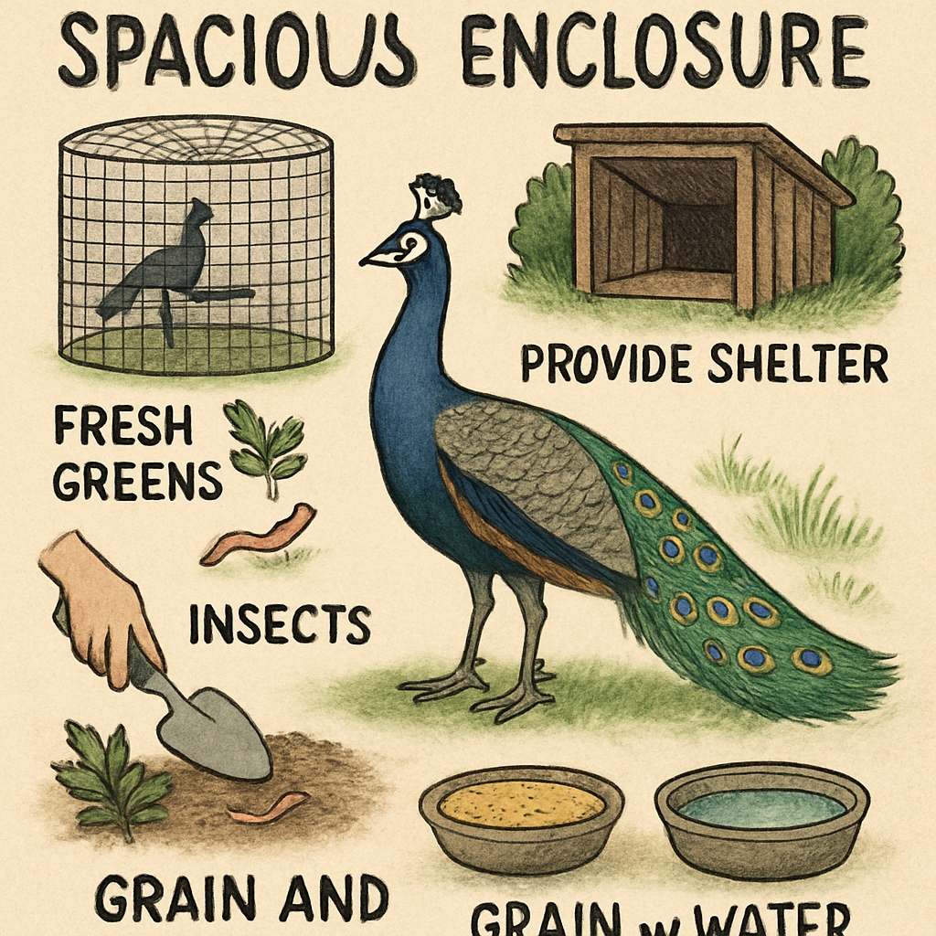 peafowl care and feeding