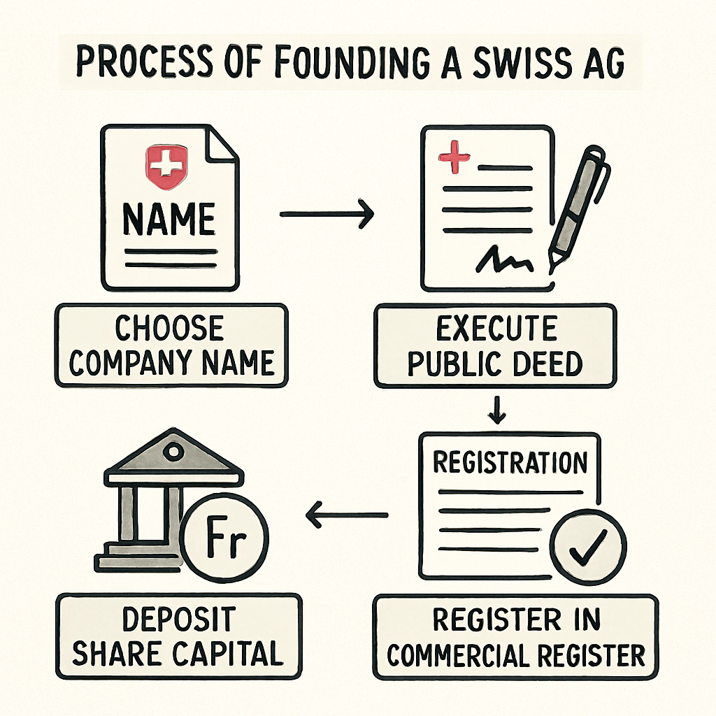 Process of Founding a Swiss AG