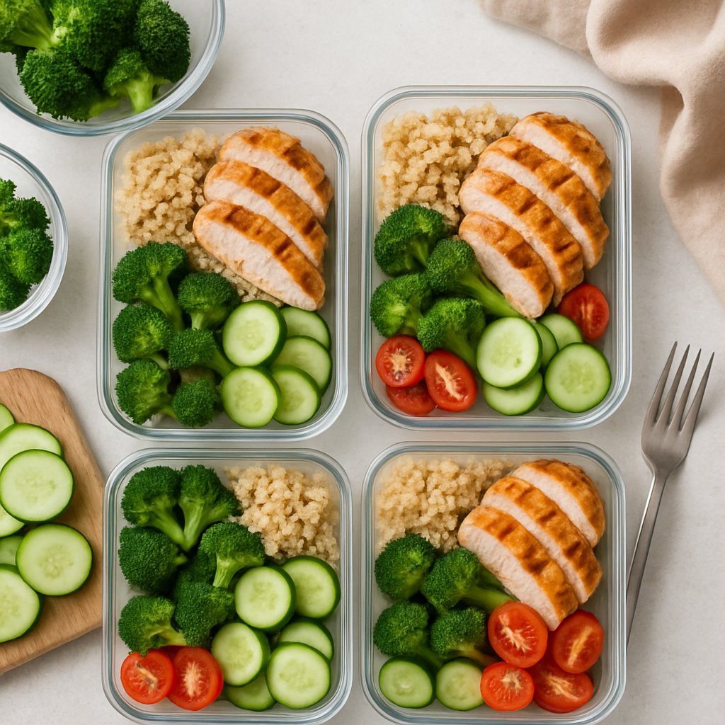 Healthy meal preparation