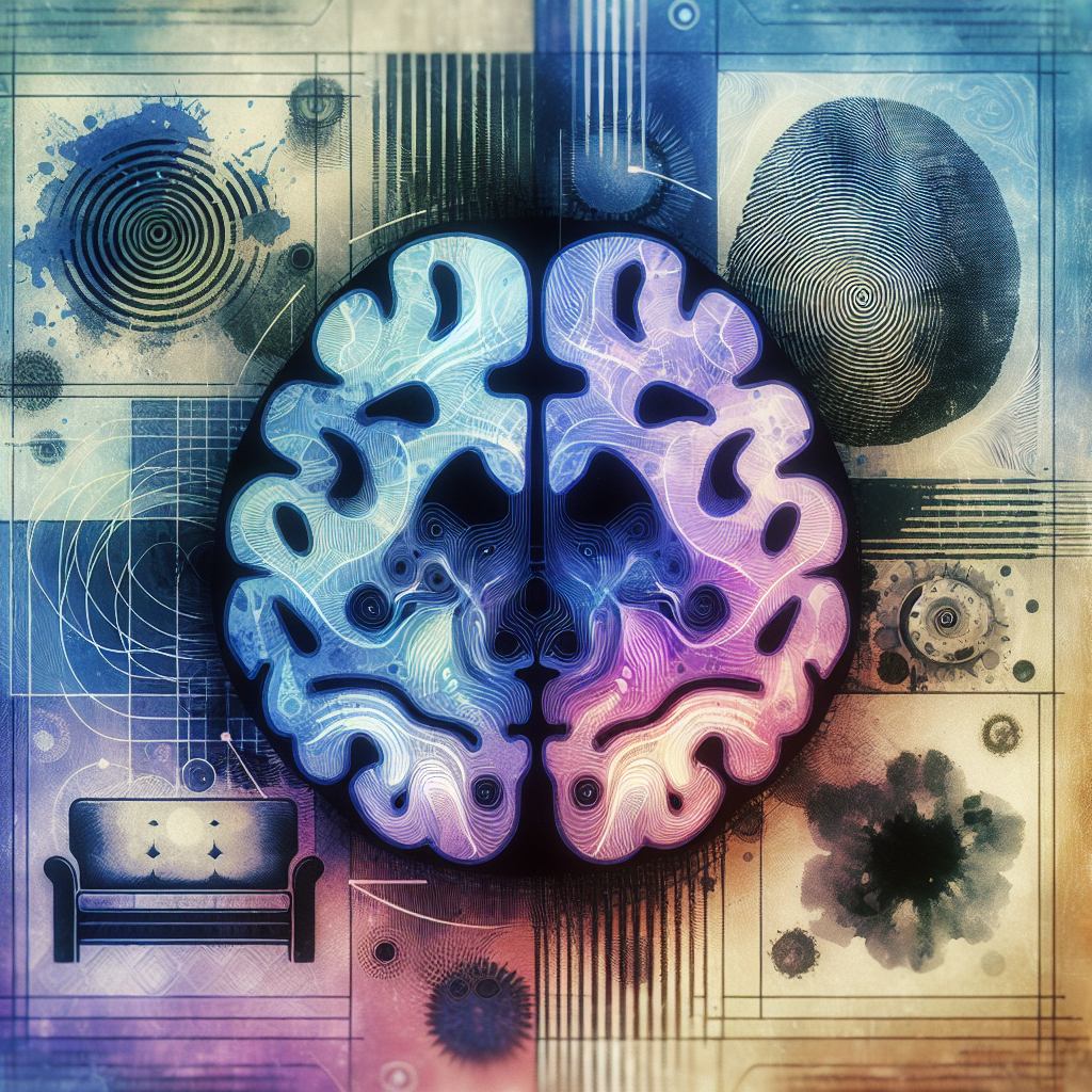 Image of a warped mind, symbolic of psychology