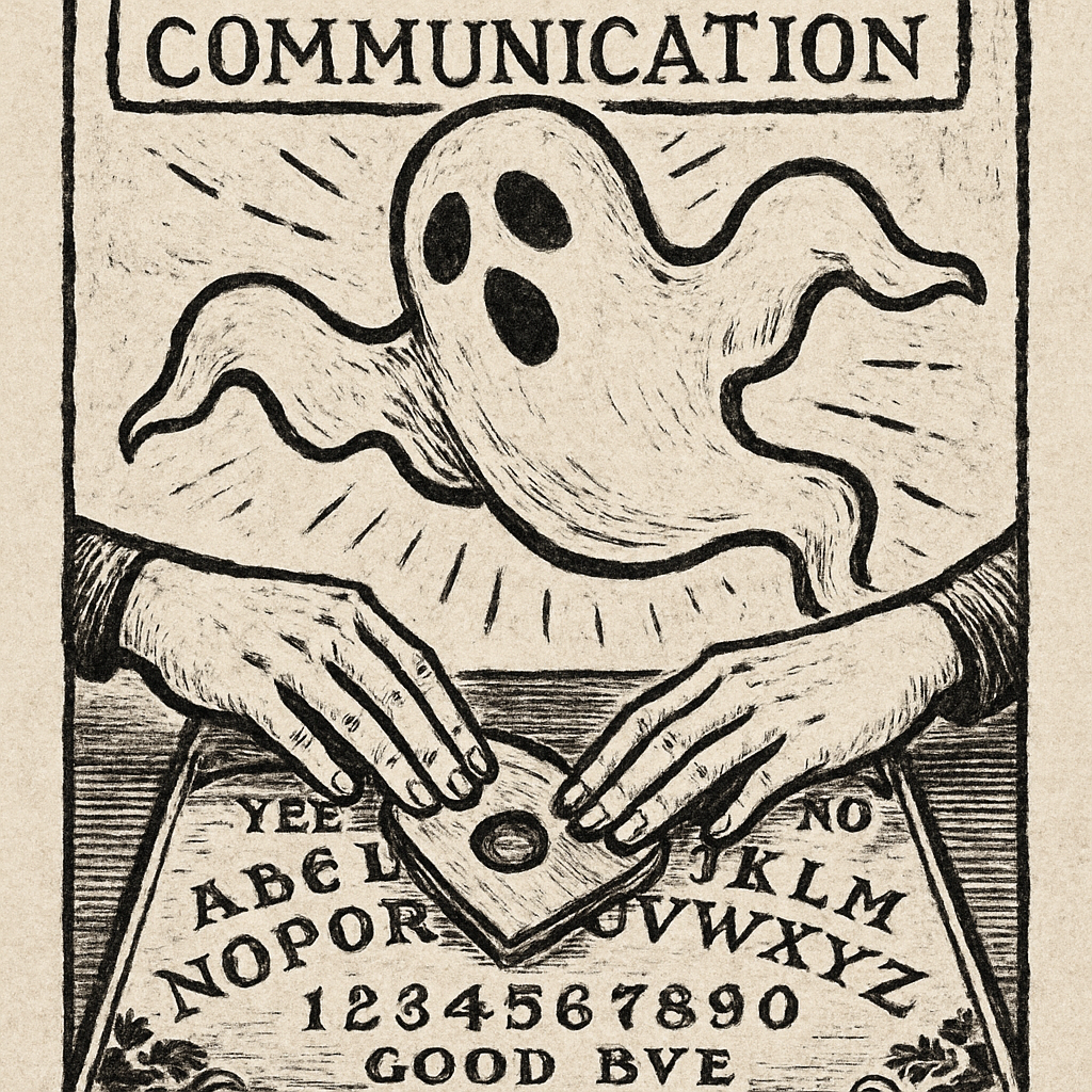 Spirit communication illustration