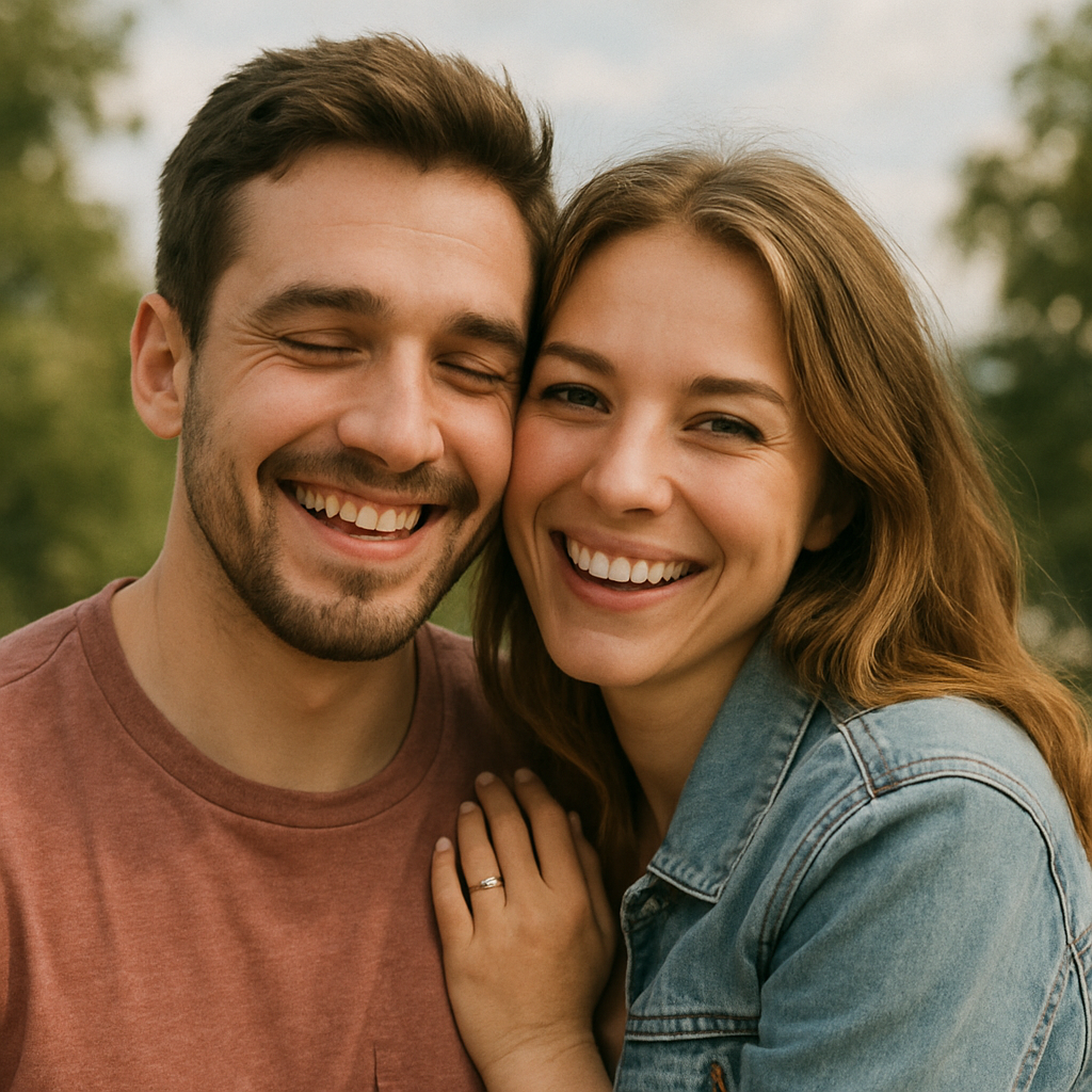 Happy couple