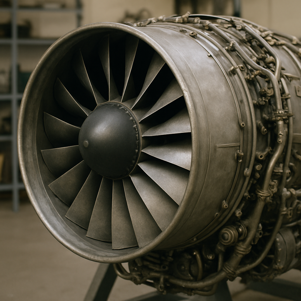 Jet engine using nickel alloys