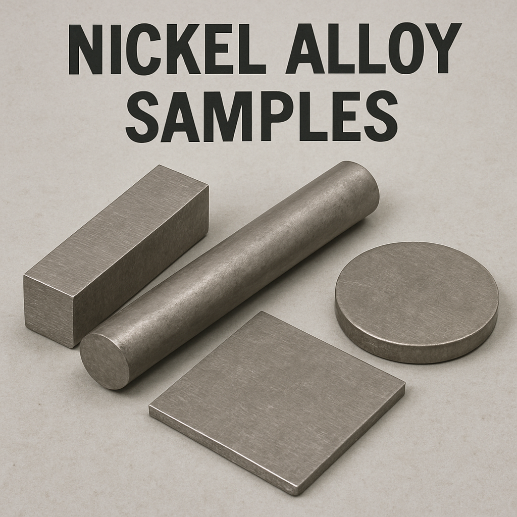 Nickel alloy samples