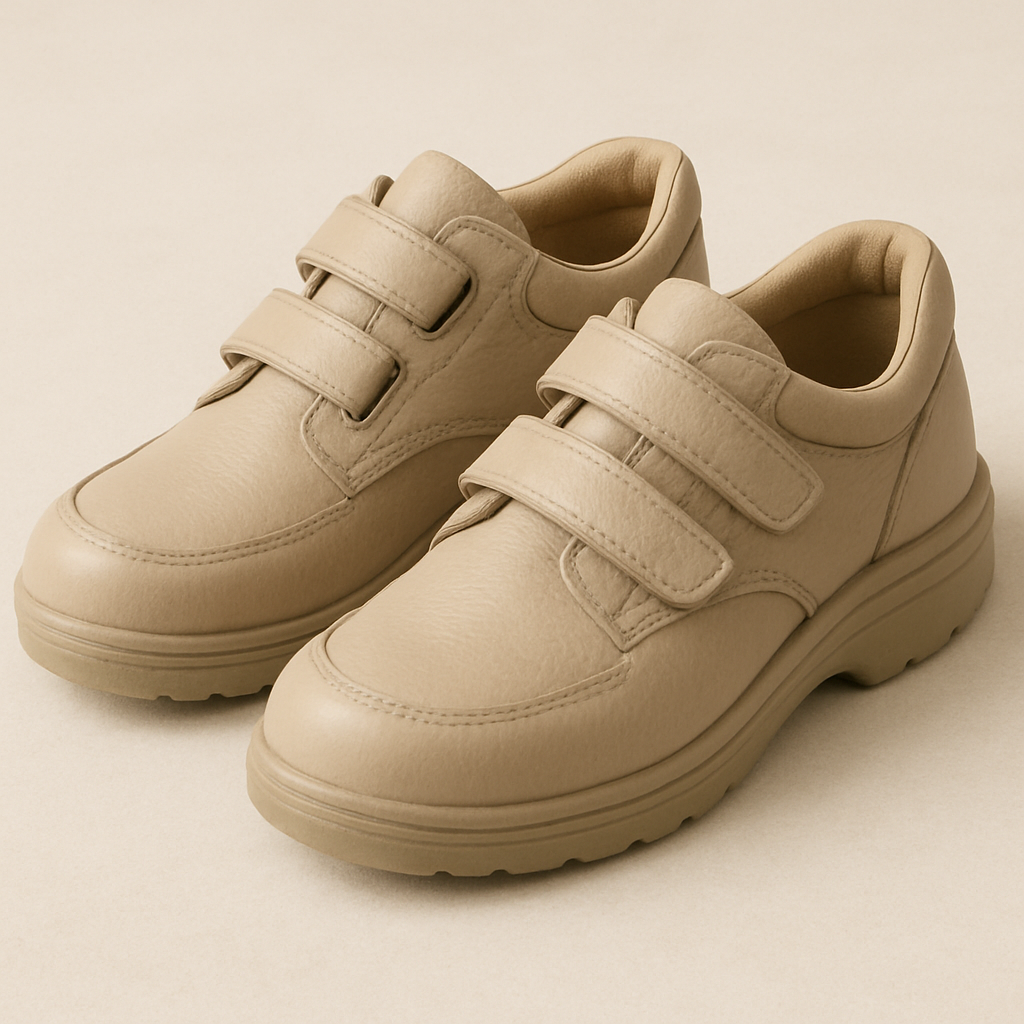 pair of orthopedic shoes