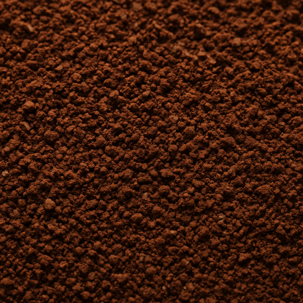 Close-up of coffee grounds