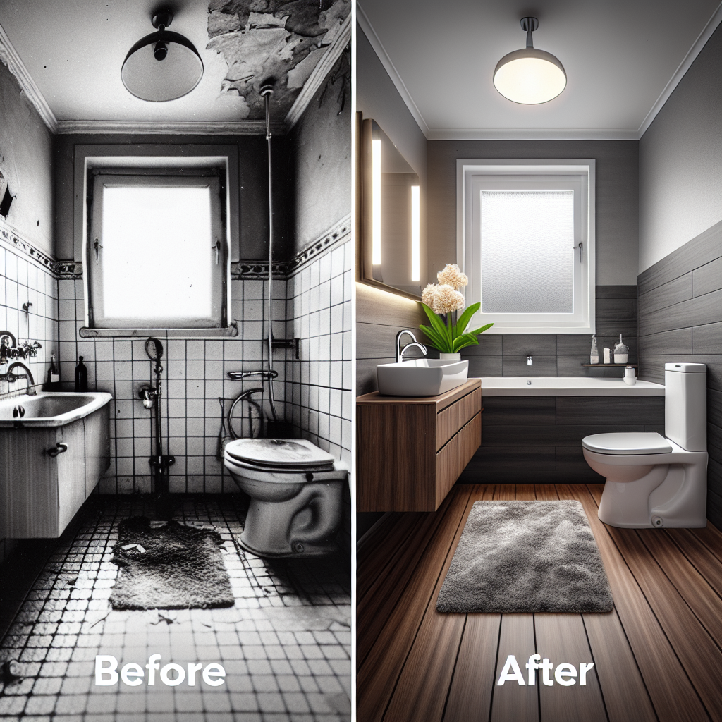 Bathroom renovation before and after Seattle