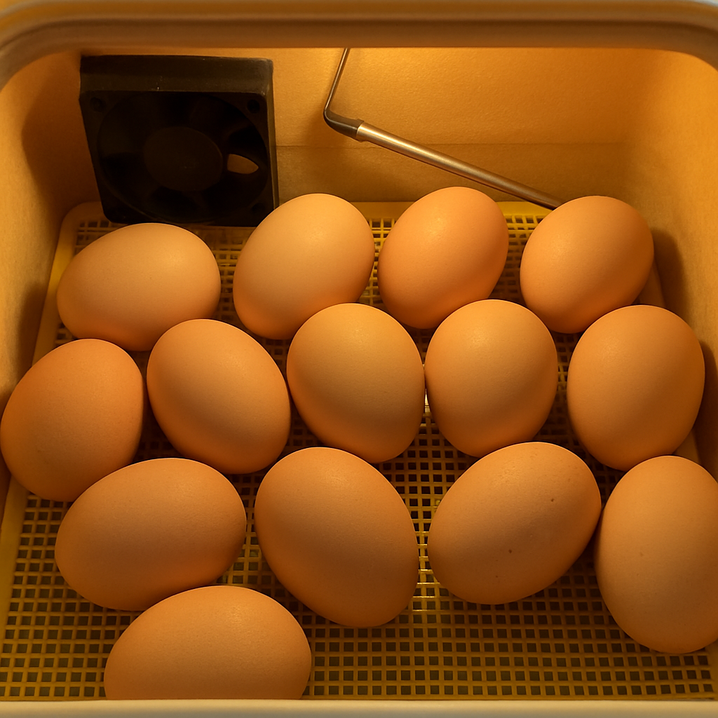 Eggs in Incubator