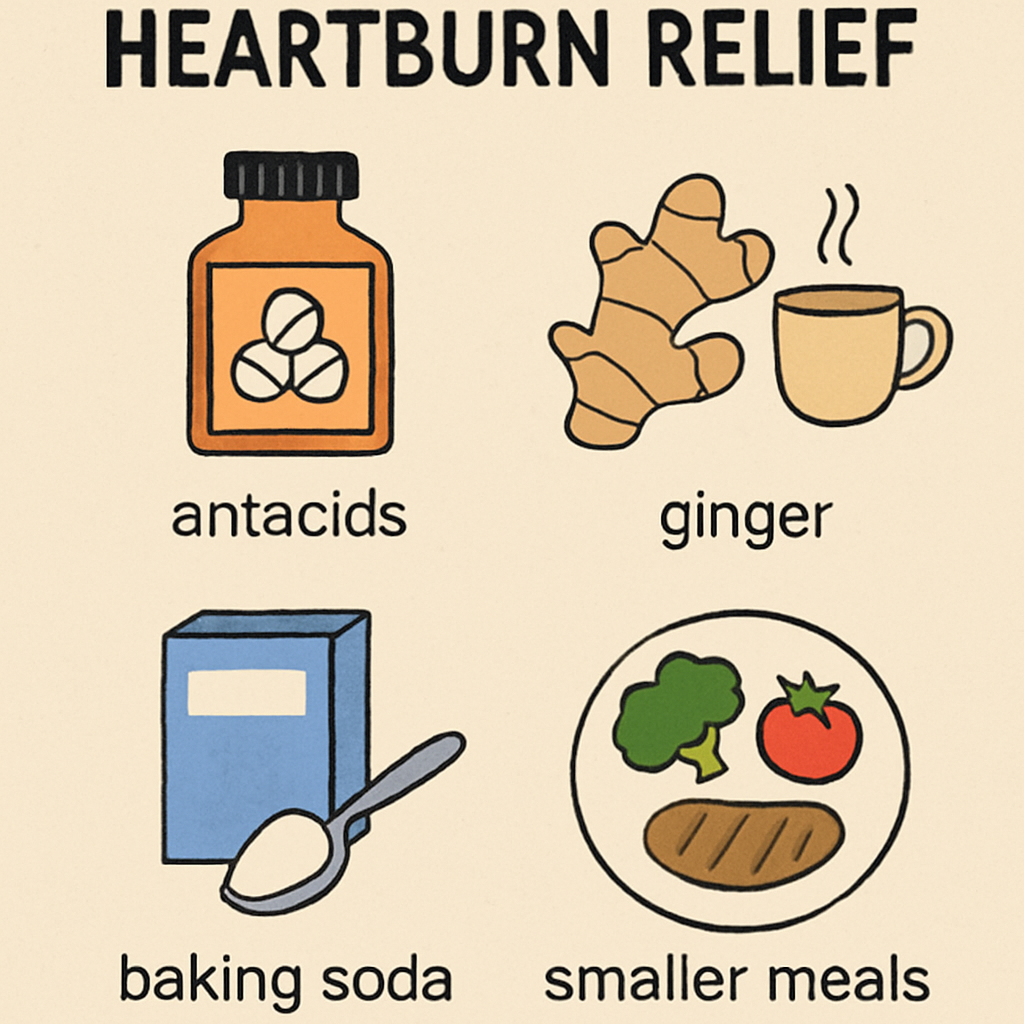 Heartburn relief remedies