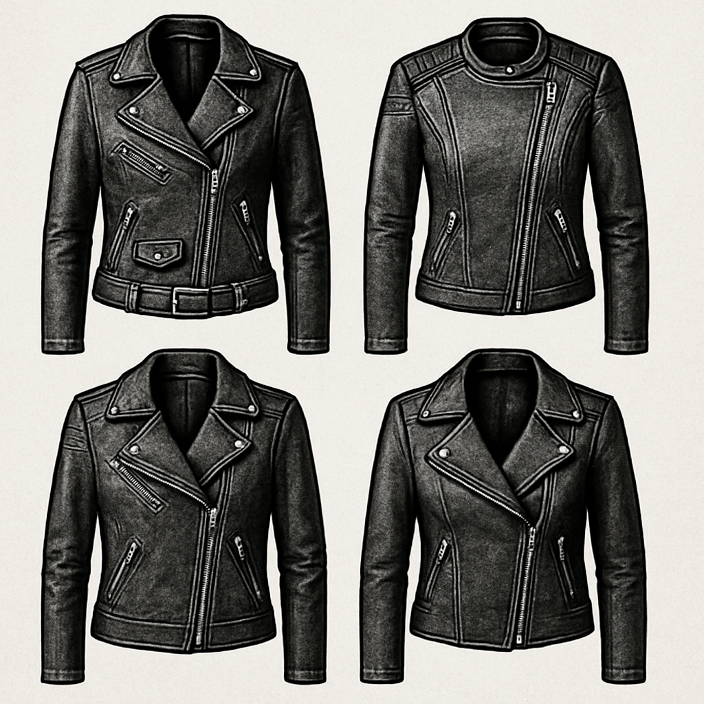 Various Moto Jacket Styles