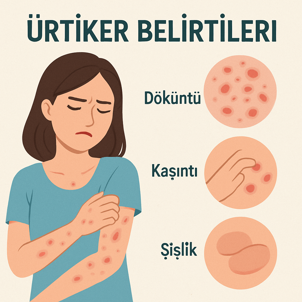 Ürtiker Belirtileri