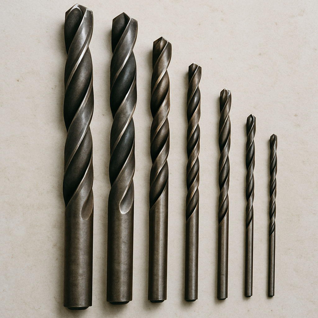 Variety of twist drill bits