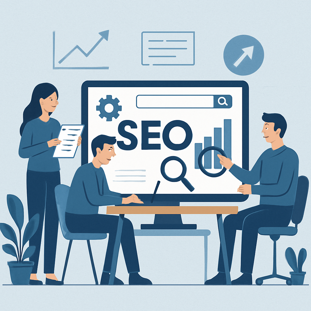 SEO-Agentur bei der Arbeit