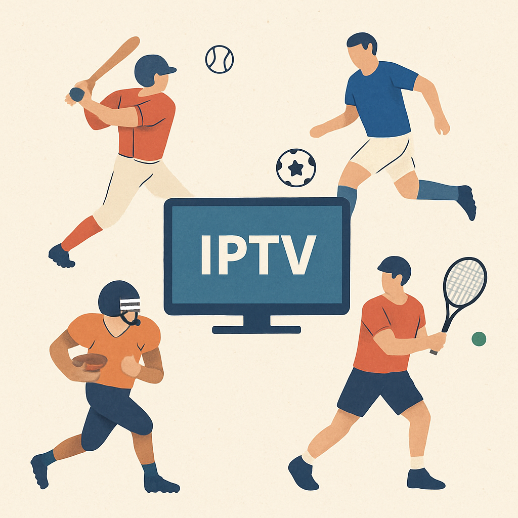 Different sports represented in IPTV service offerings