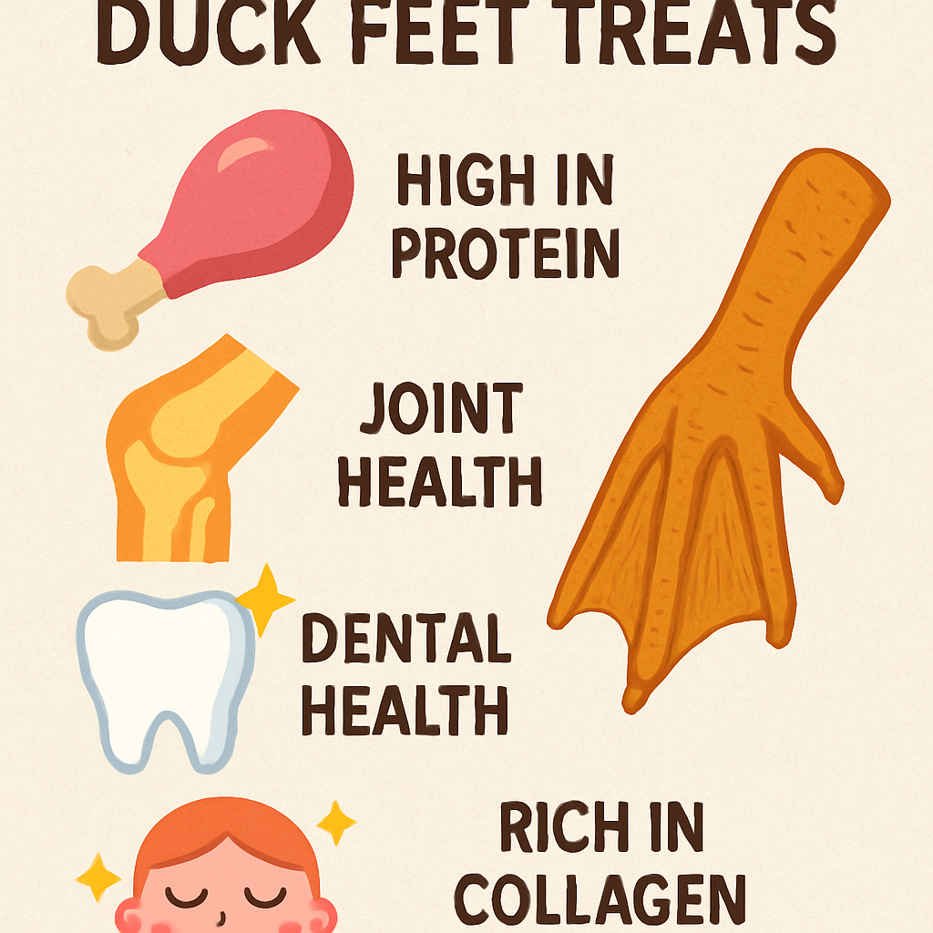 Health Benefits of Duck Feet Treats