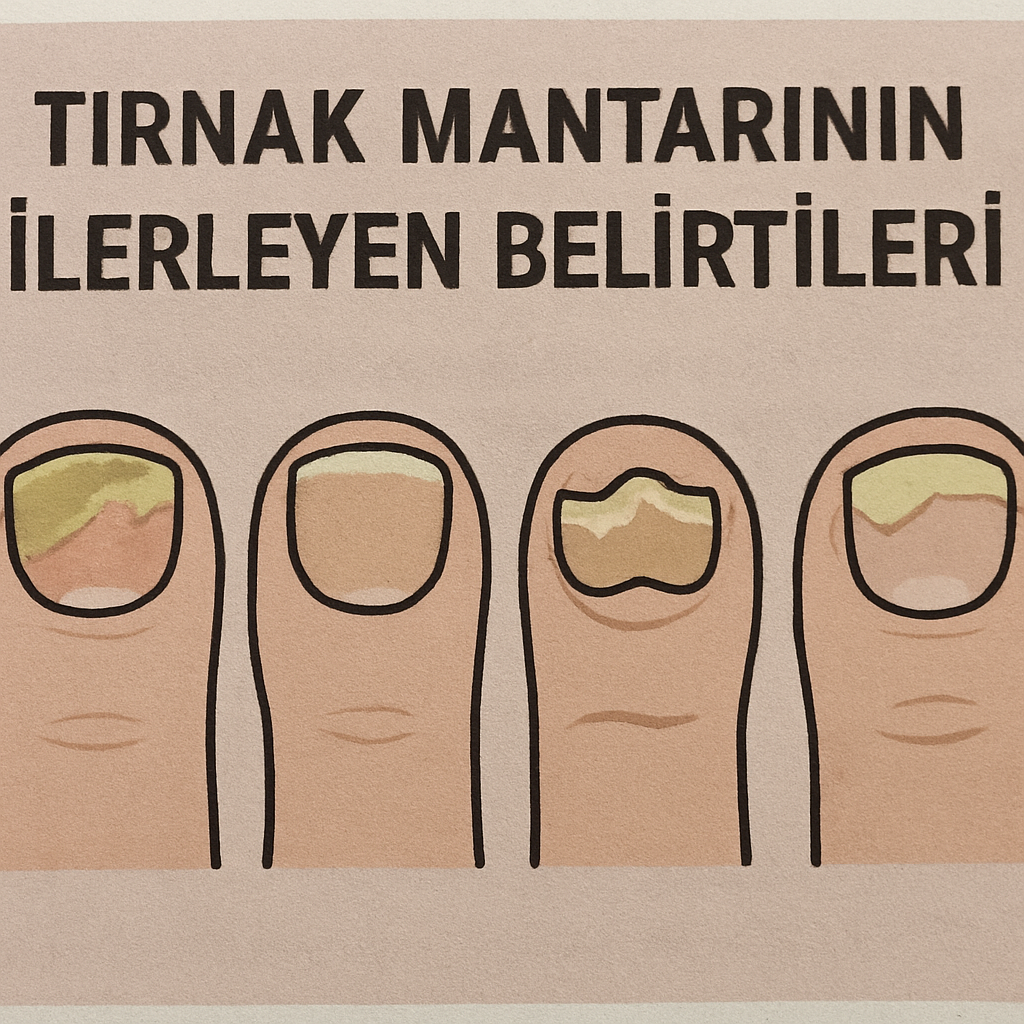 Tırnak mantarının ilerleyen belirtileri