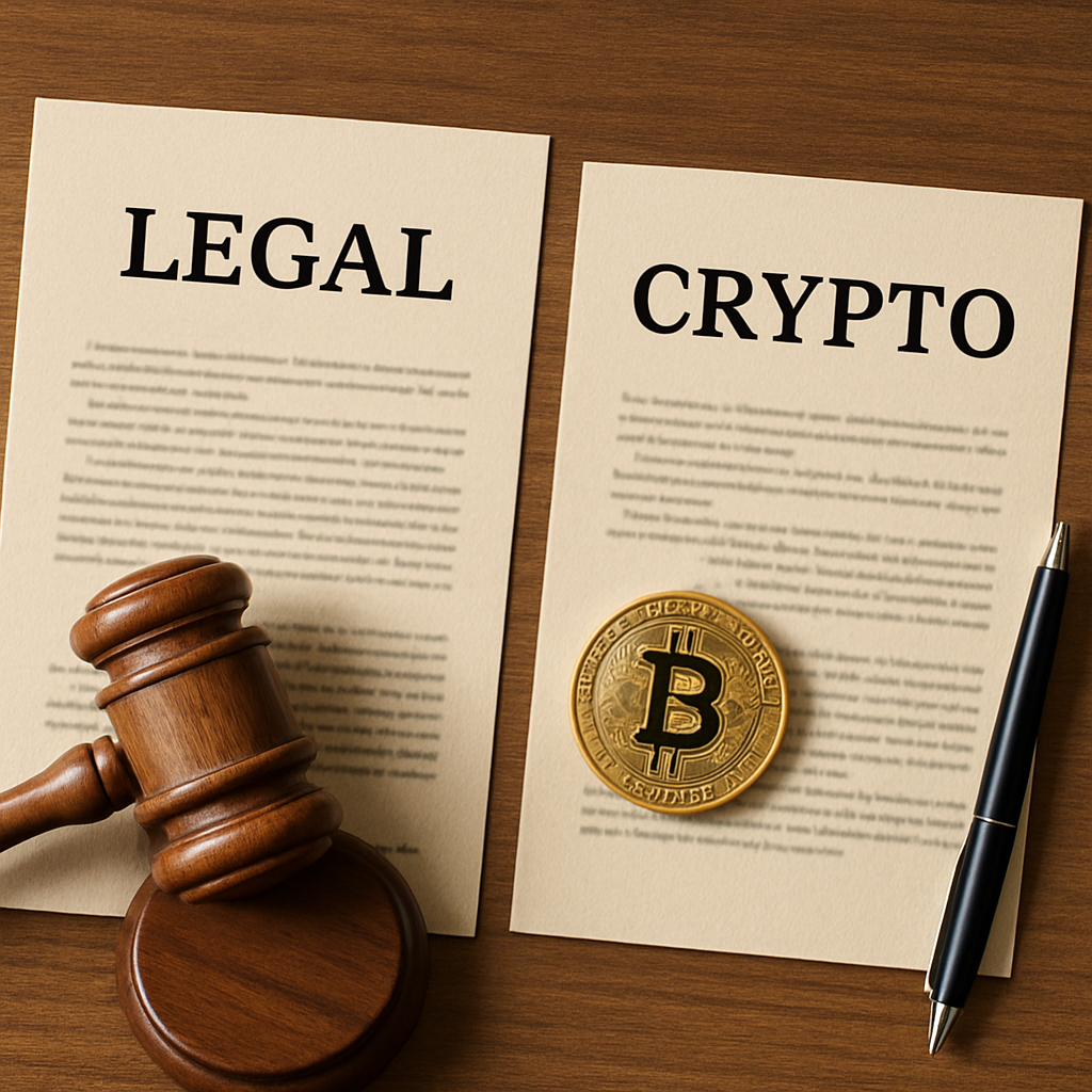 Legal documents and crypto